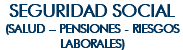 Seguridad social
(SALUD – PENSIONES - RIESGOS LABORALES)